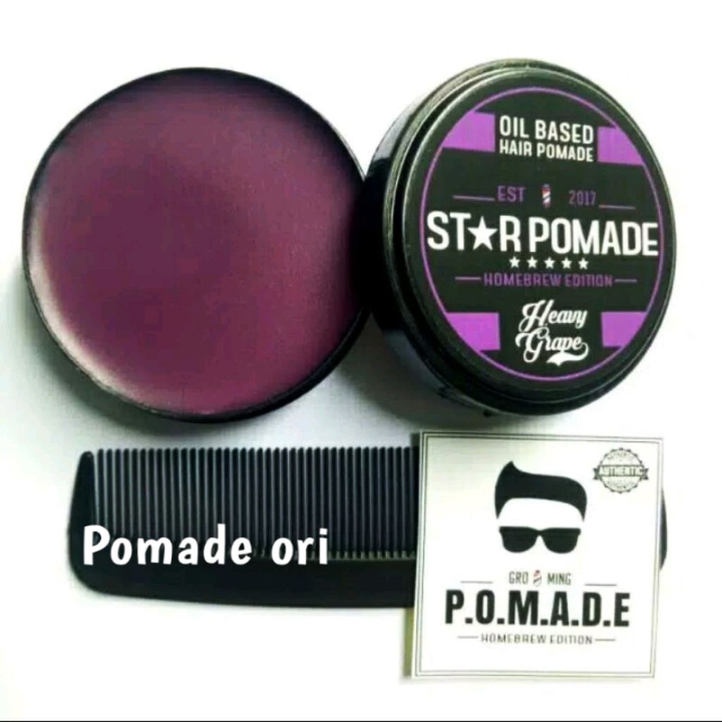 Star Pomade oilbasd  aroma Anggur 55g