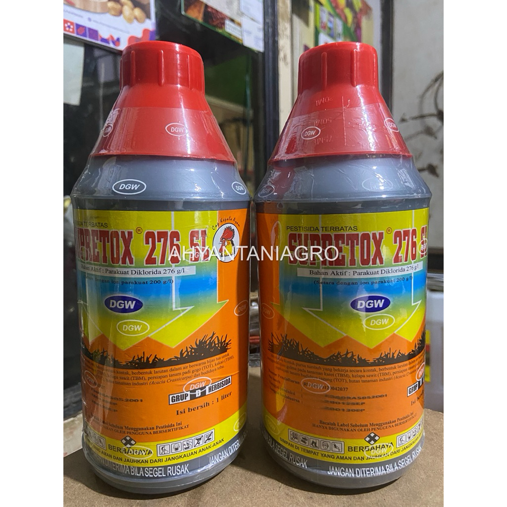 racun rumput/herbisida SUPRETOX 276 SL, kemasan 1 ltr