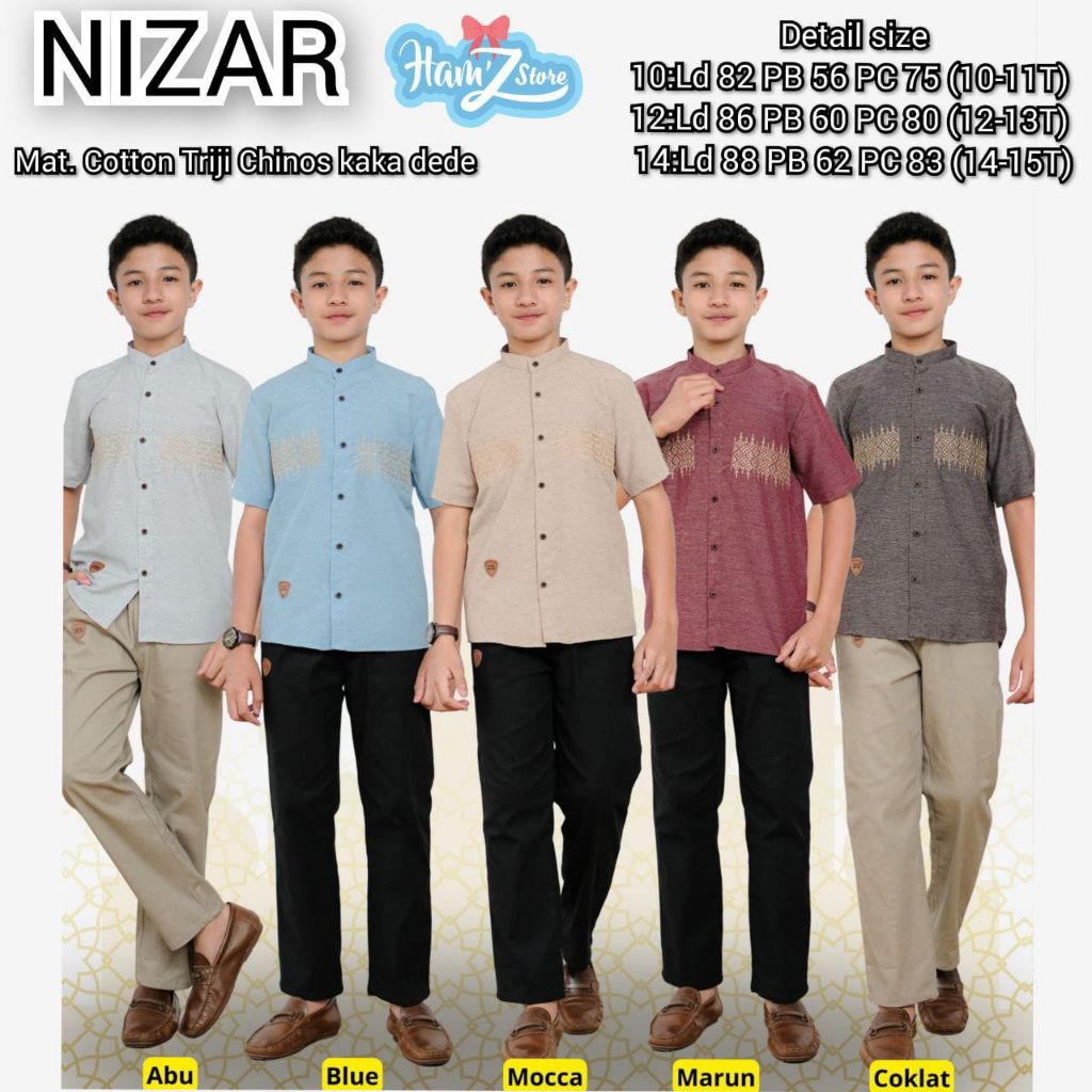 Nizar Setelan Koko Anak