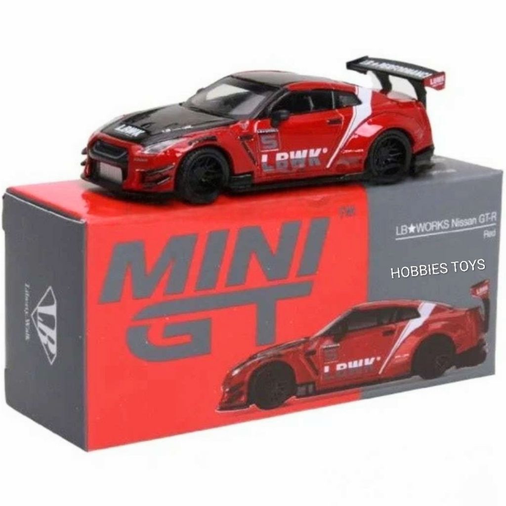 Mini GT 345 LB WORKS Nissan GT-R R35 Red