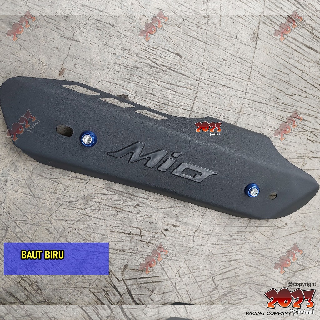 FREE BAUT Tutup Cover Knalpot-Kenalpot Mio Sporty Mio Smile Mio Soul Lama Batman