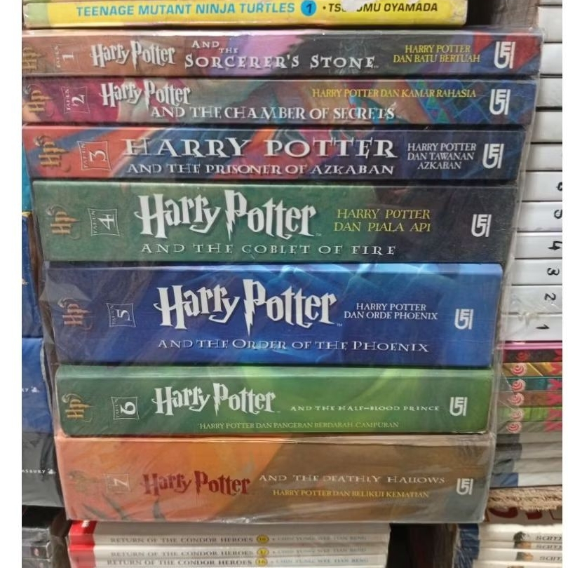 novel Harry Potter no-1-7 set