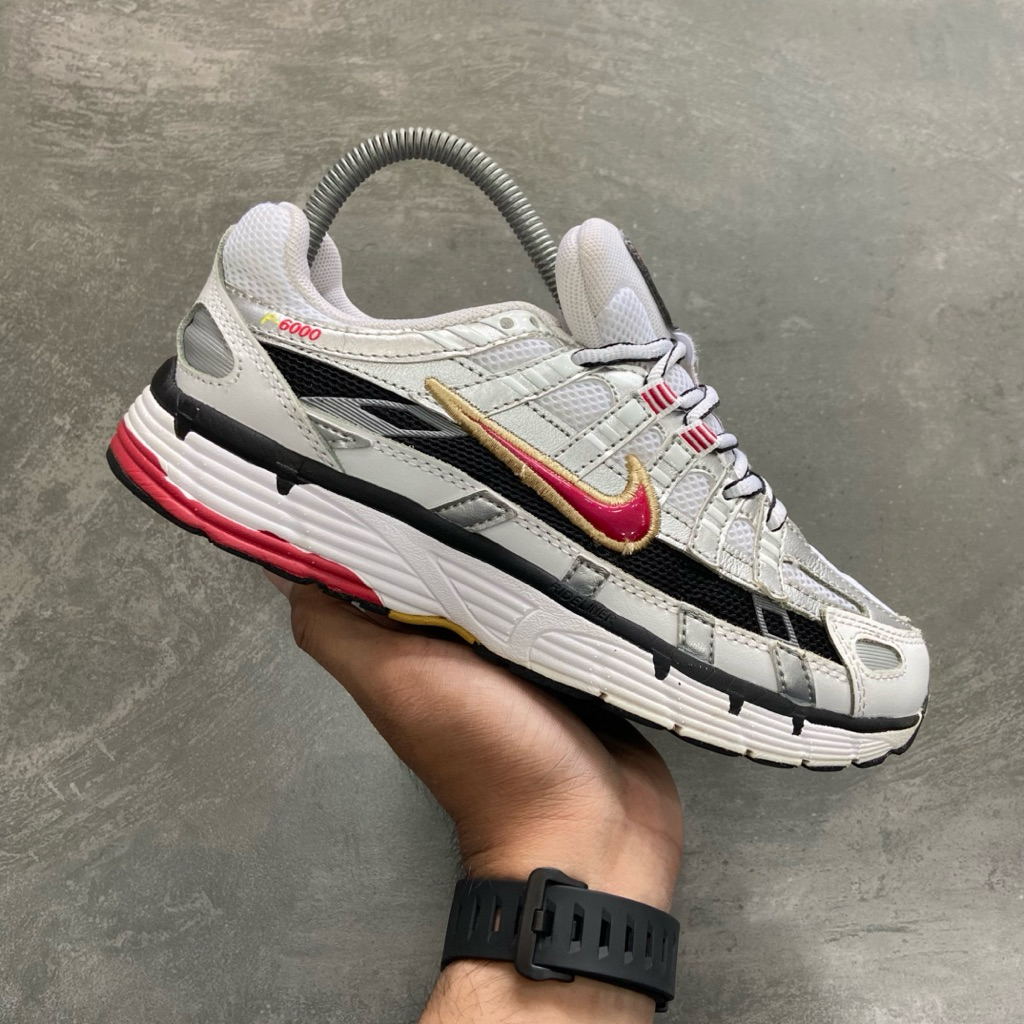 [Size 37.5] Rare Nike P-6000 CNPT ‘Metallic Silver Red’ (BV1021-101) Second Kondisi Mulus Nominus. H