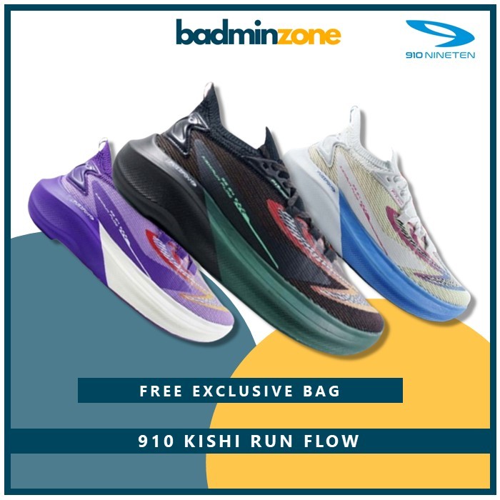 Sepatu Running 910 Kishi Run Flow Original Sepatu Olahraga Lari Pria Wanita 910 Original