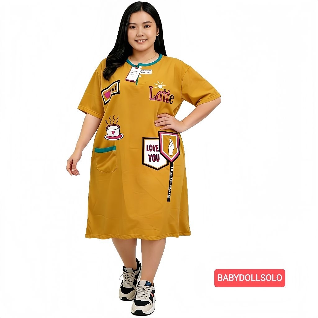 Daster Kaos Super Jumbo LD 130 Daster Jumbo Bagus Murah