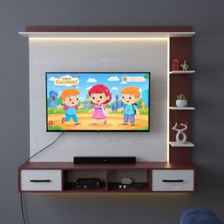 Rak Laci tv gantung/Laci tv tempel/Rak laci tv tempel/Rak laci dinding/Rak tv/Buffet tv/Laci gantung