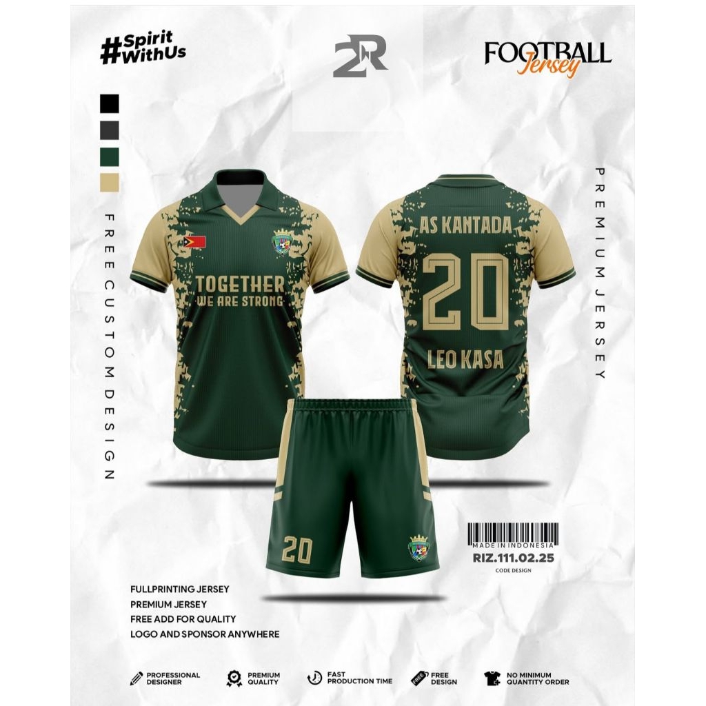 JERSEY SEPAK BOLA SETELAN