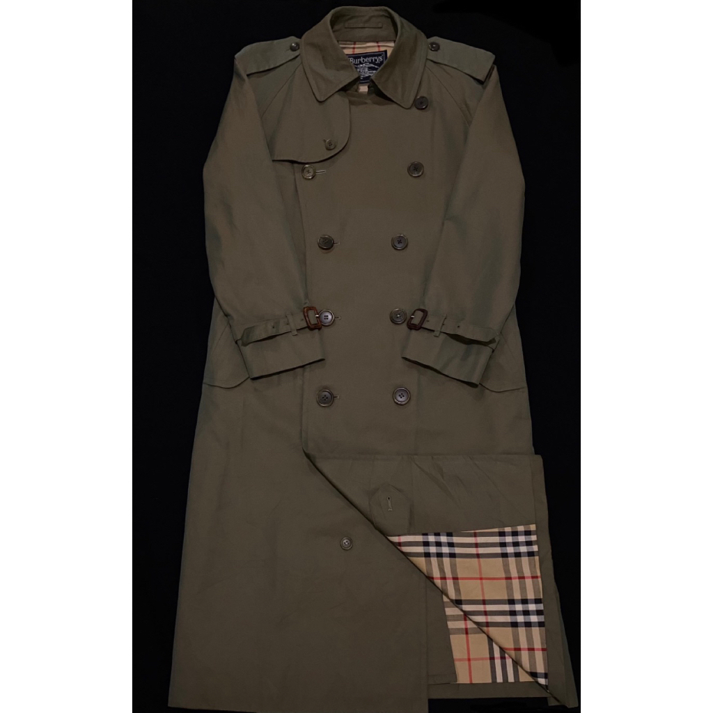 Coat Burberry Original (Army) / Long Coat Burberry / Coat Branded