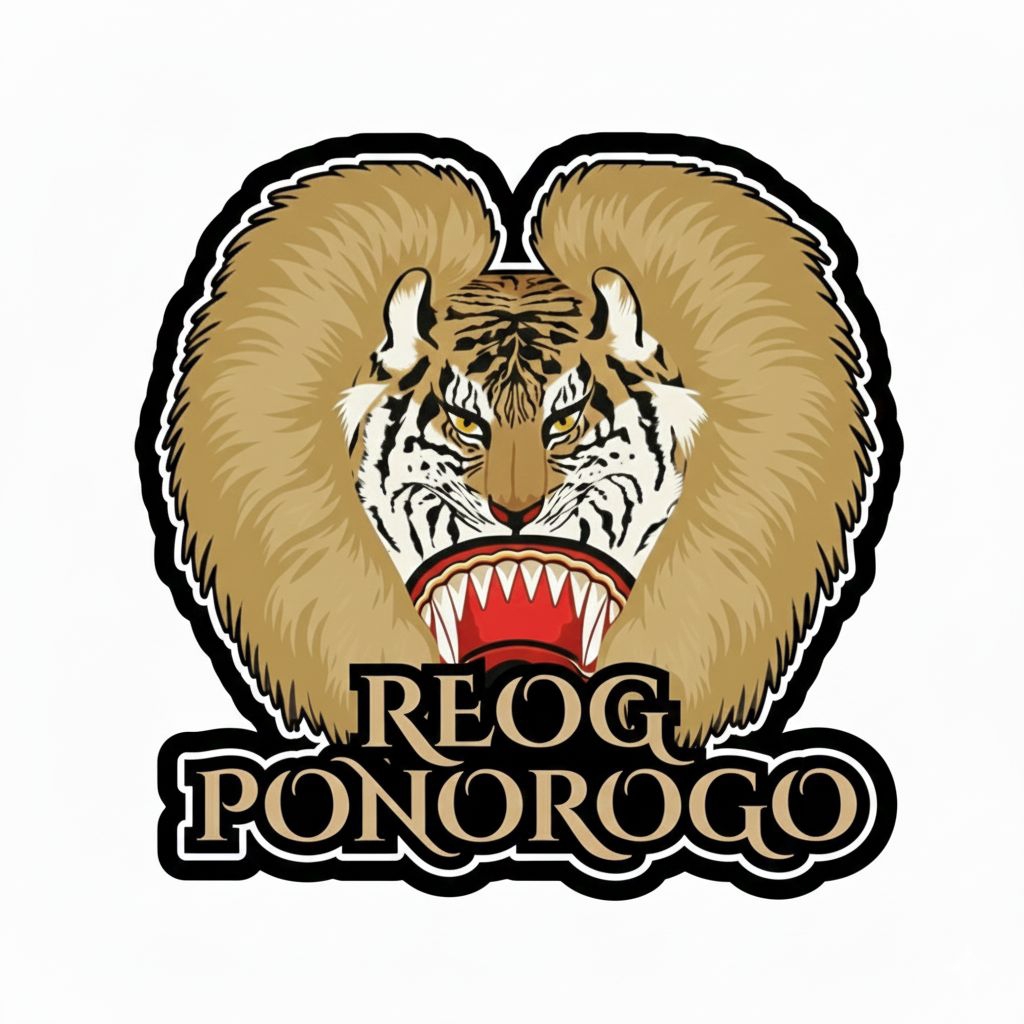 sovenir gantungan kunci kepala reog