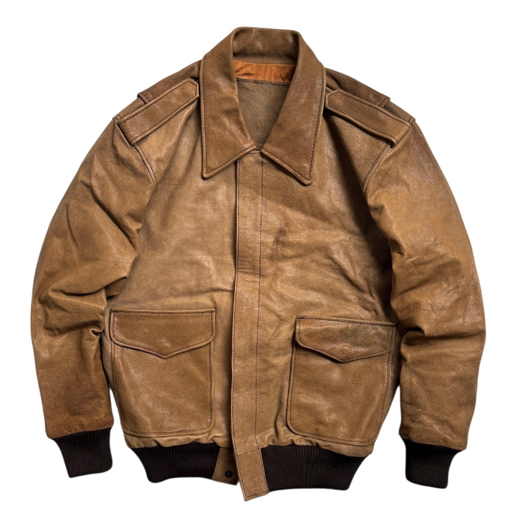 Flight Leather Jacket - size M