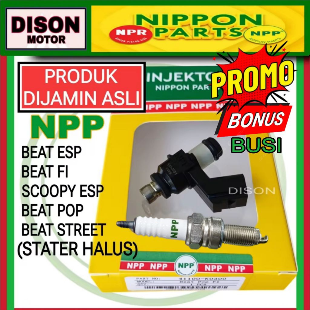 Injektor npp beat esp beat fi beat pop beat street scoopy esp stater halus original injector npp
