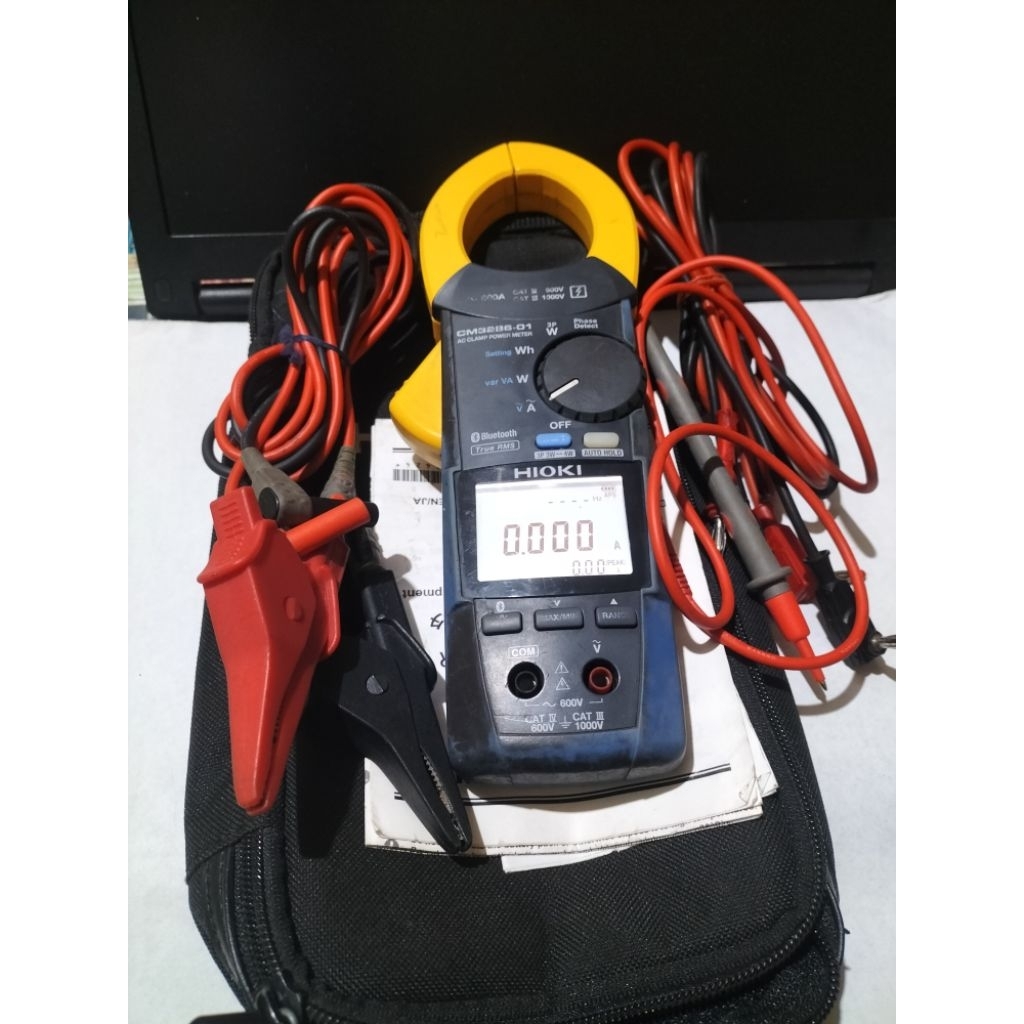 HIOKI CM3286-01 power meter bluetooth ... SECOND NORMAL LENGKAP