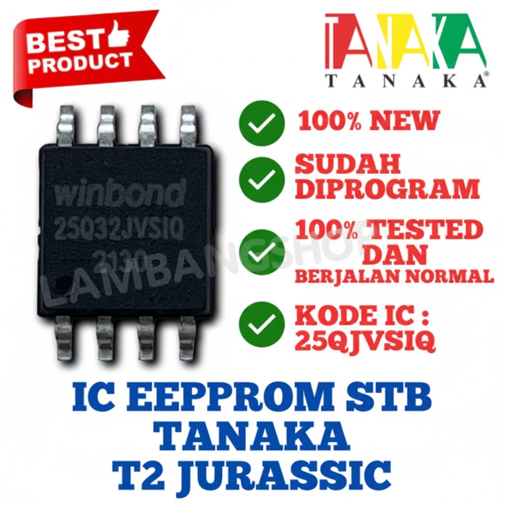 Eeprom untuk STB / Set Top Box TV Digital TANAKA T2 JURASSIC