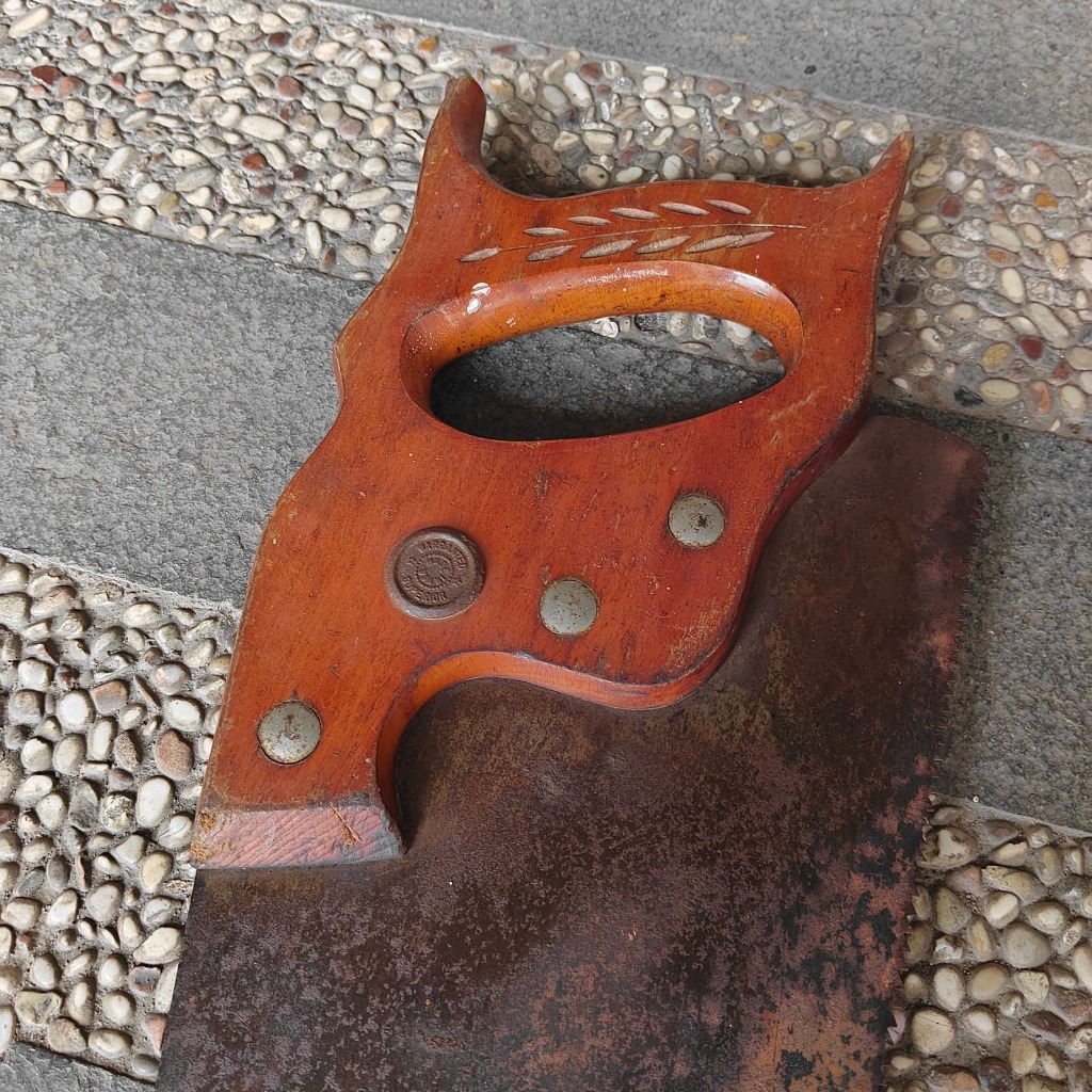 Vintage NOS 1940 Gergaji Jumbo Warranted Superior made in USA