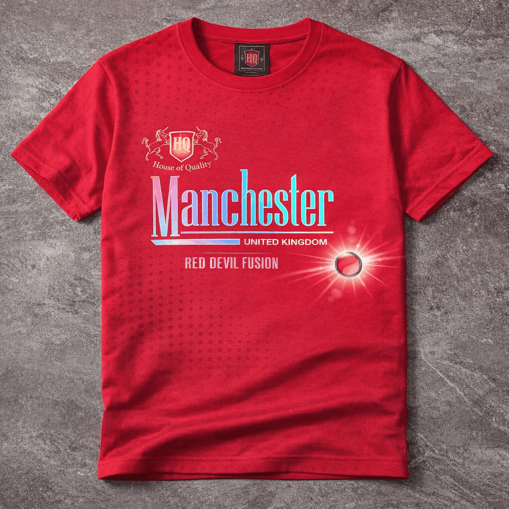 Kaos Manchester RedBerry Red All Size