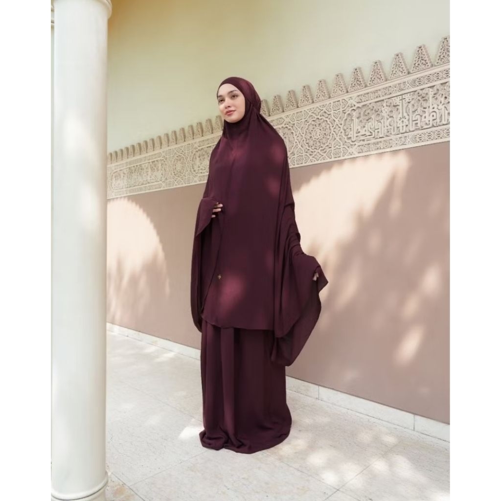 2026 Purity Plain Prayer Set by HL Heaven Lights Mukena