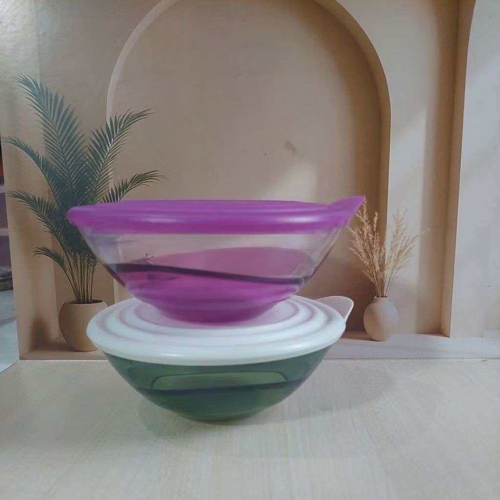 bowl 600ml crystal tupperware