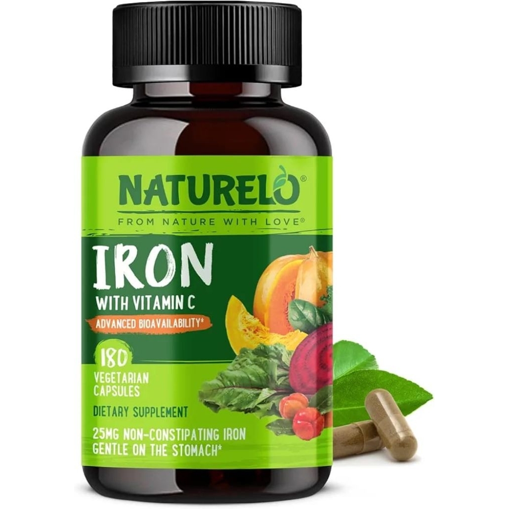 Naturelo Iron with vitamin C 180 capsule