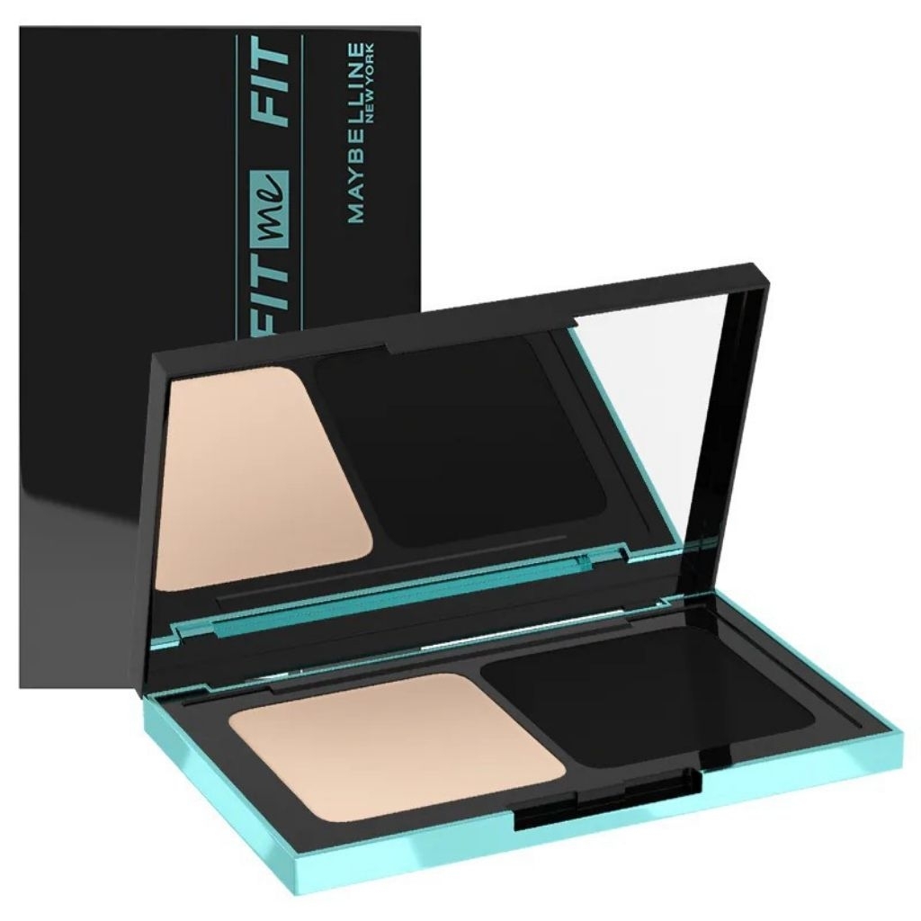 Maybelline Fit Me 24H Oil Control Powder Foundation - Bedak Padat Matte Bebas Kilap SPF 44