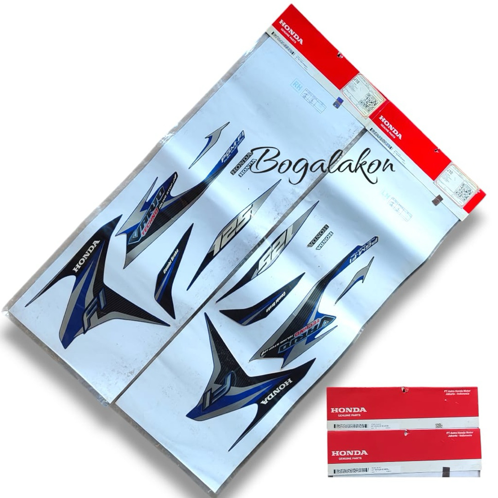 striping stiker vario 125 old bohlam kzr warna biru iss original ahm