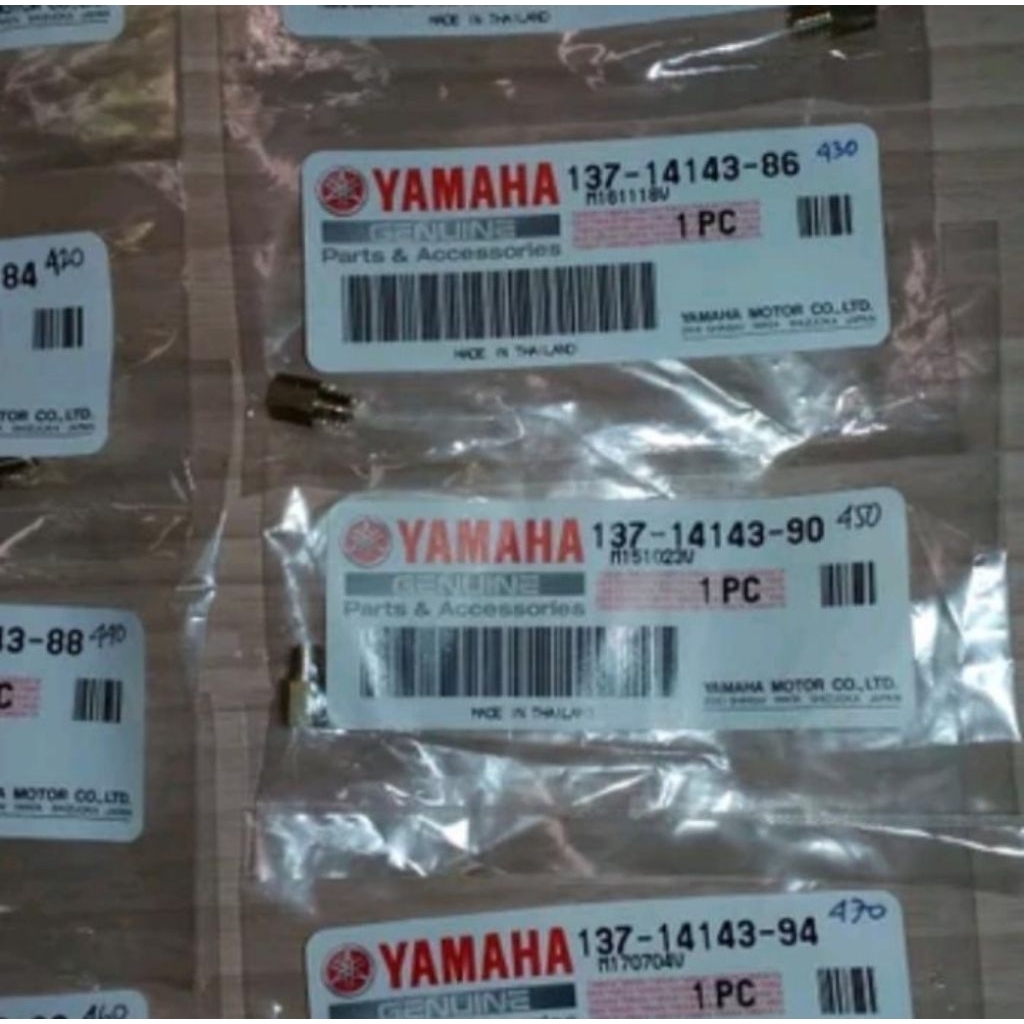 Main Jet Mikuni TMX 38 YZ 125