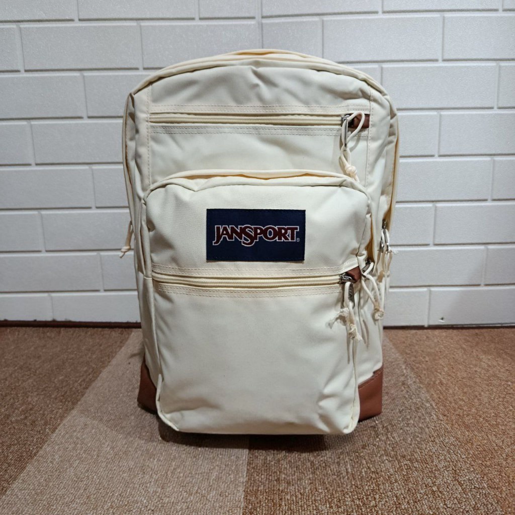 Tas Jansport Cool Student Backpack Original Coconut Pria Wanita Campus Daypack