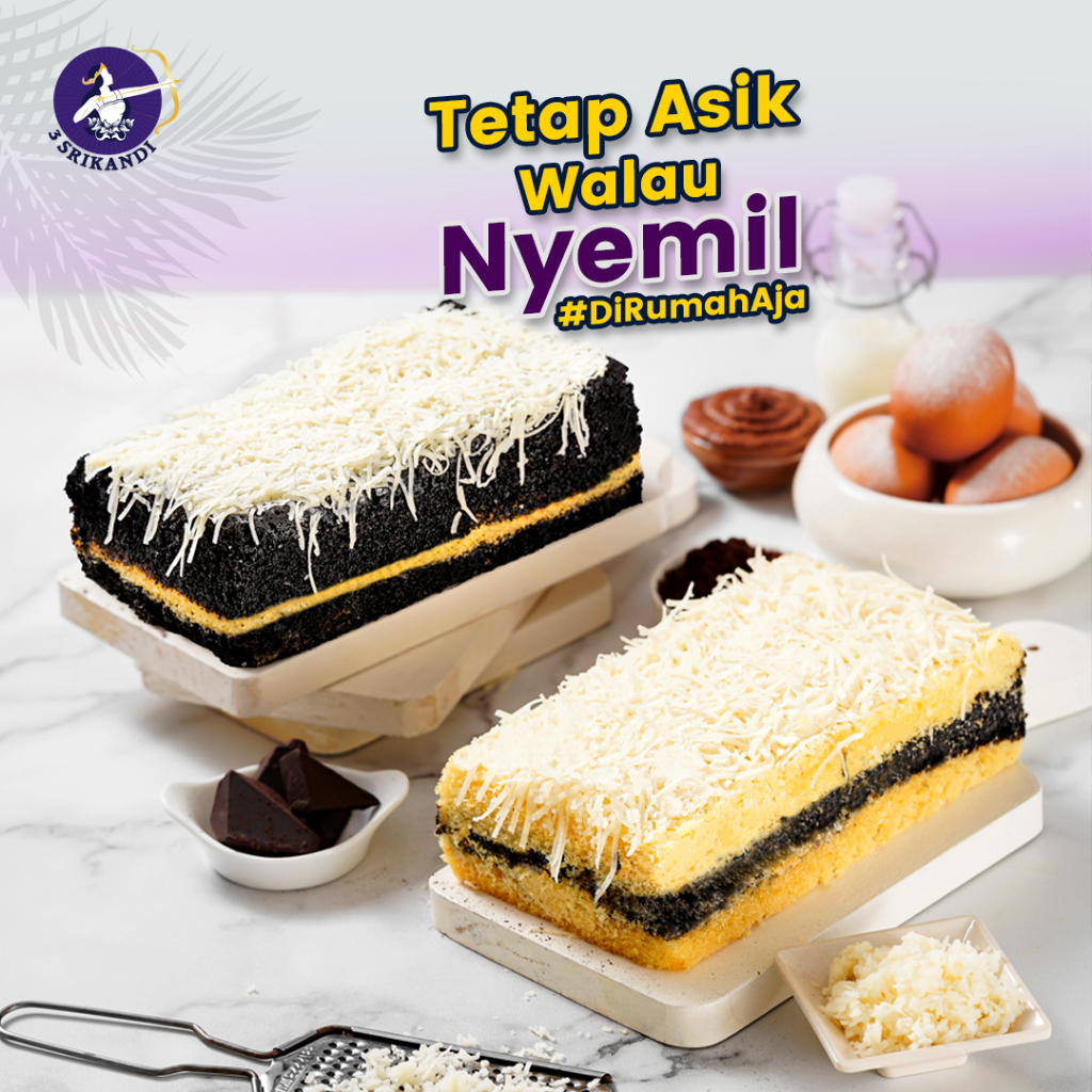 Bolu kukus 3 Srikandi I bolu kukus instan I Bolu Kukus Jakarta I Oleh oleh | MOHON TANYAKAN STOK TER