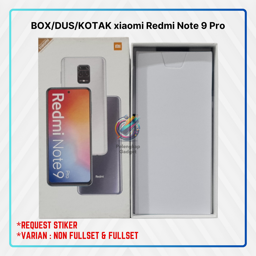 BOX/DUS/KOTAK xiaomi Redmi Note 9 Pro