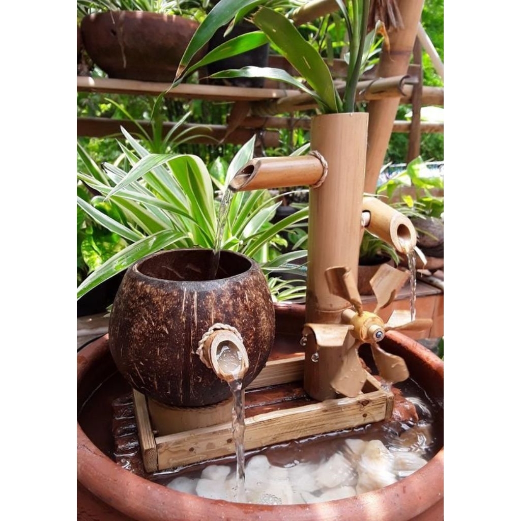 aksesoris Dekorasi kincir air/ aquarium/batok kelapa
