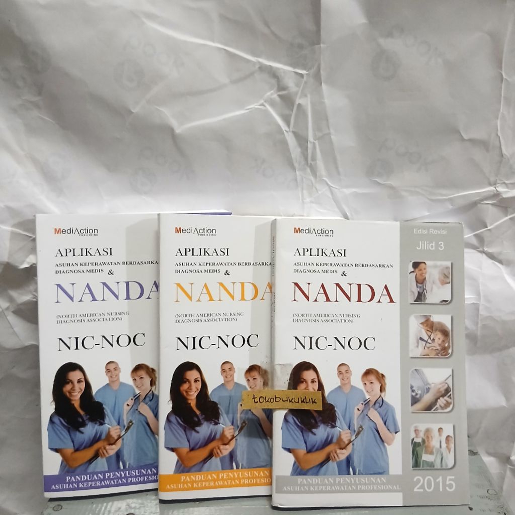 SATU PAKET BUKU APLIKASI NANDA NIC-NOC JILID 1,2,3 2015 EDISI REVISI