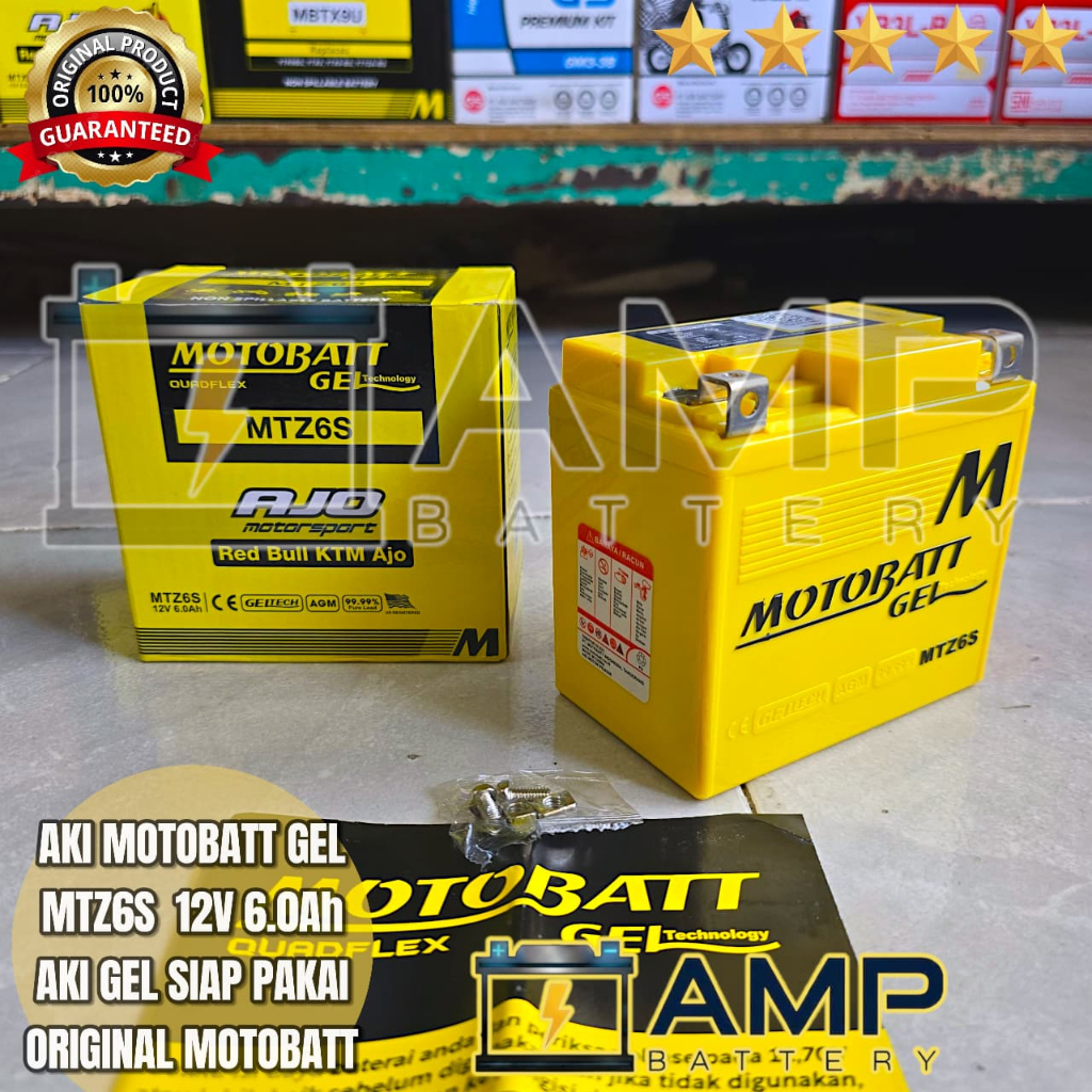 AKI KERING MOTOBATT SATRIA FU, GSX 150, CBR 150, NMAX NEW ORIGINAL MOTOBATT GEL