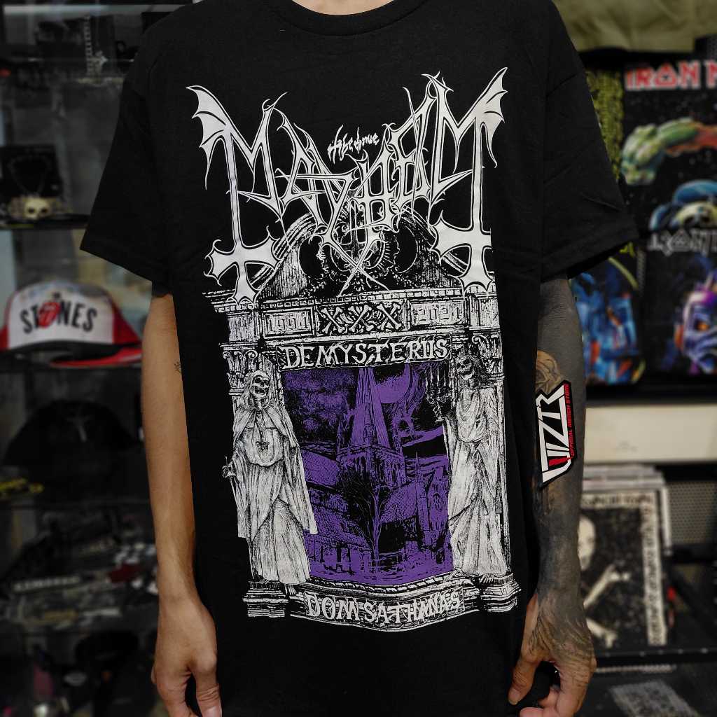 T Shirt Band Official MAYHEM - TEMPLE TEE Original