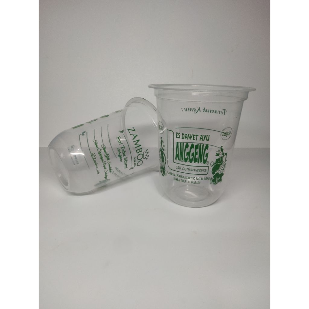 cup 14oz oval polos 7gram