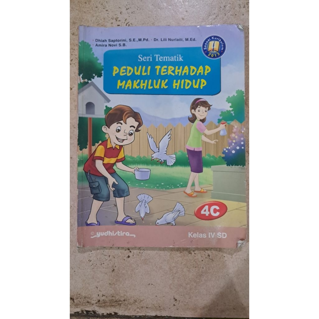 Buku Seri Tematik Kelas 5 SD Kurikulum 2013 Penerbit Yudhistira (buku bekas)