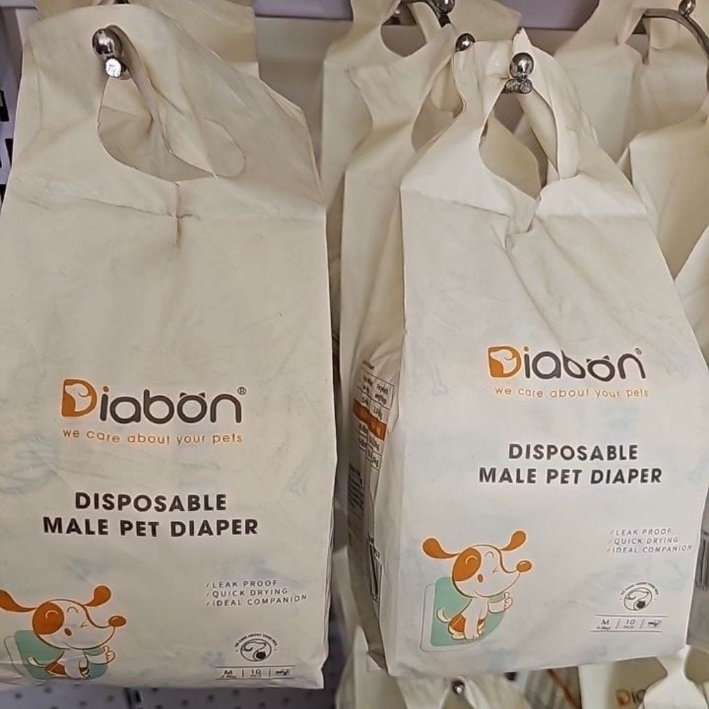 PAMPERS DISPOSABLE DIAPERS PET PAMPERS KUCING ANJING | DIABON