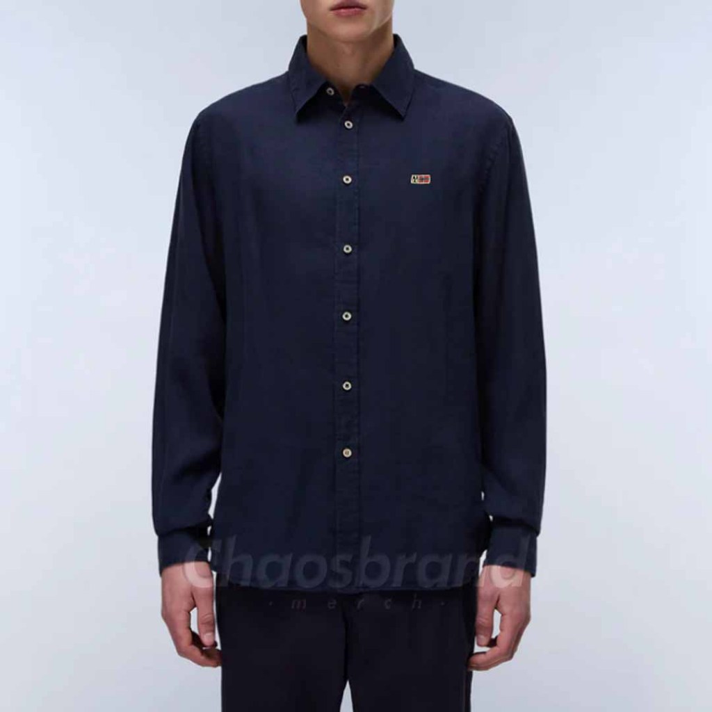 NAPAPIJRI Men's linen Gilbert shirt
