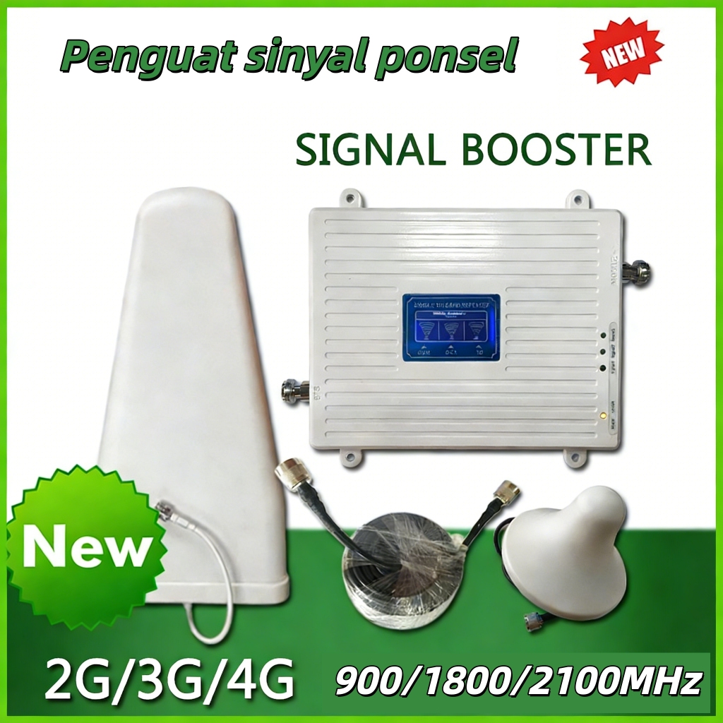 Tri Band Antena Log Periodik Repeater WiFi 5G Modem Penguat Sinyal Repeater 2G 3G 4G Penguat Sinyal 