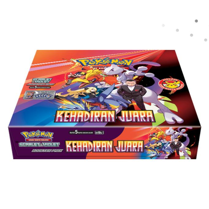 Pokemon Kehadiran Juara Booster Box TCG Indonesia SV10S