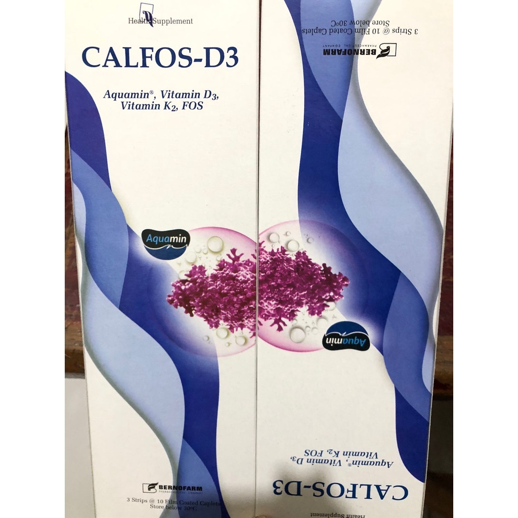 Calfos D3 Vitamin D Vitamin K Vit K2 Vitamin Tulang Kalsium Calsium