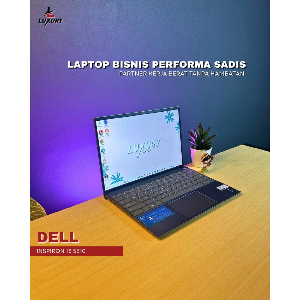 LAPTOP DELL INSPIRON 13 5310 SLIM 11TH GEN CORE I5 RAM SSD BACKLIGHT SECOND