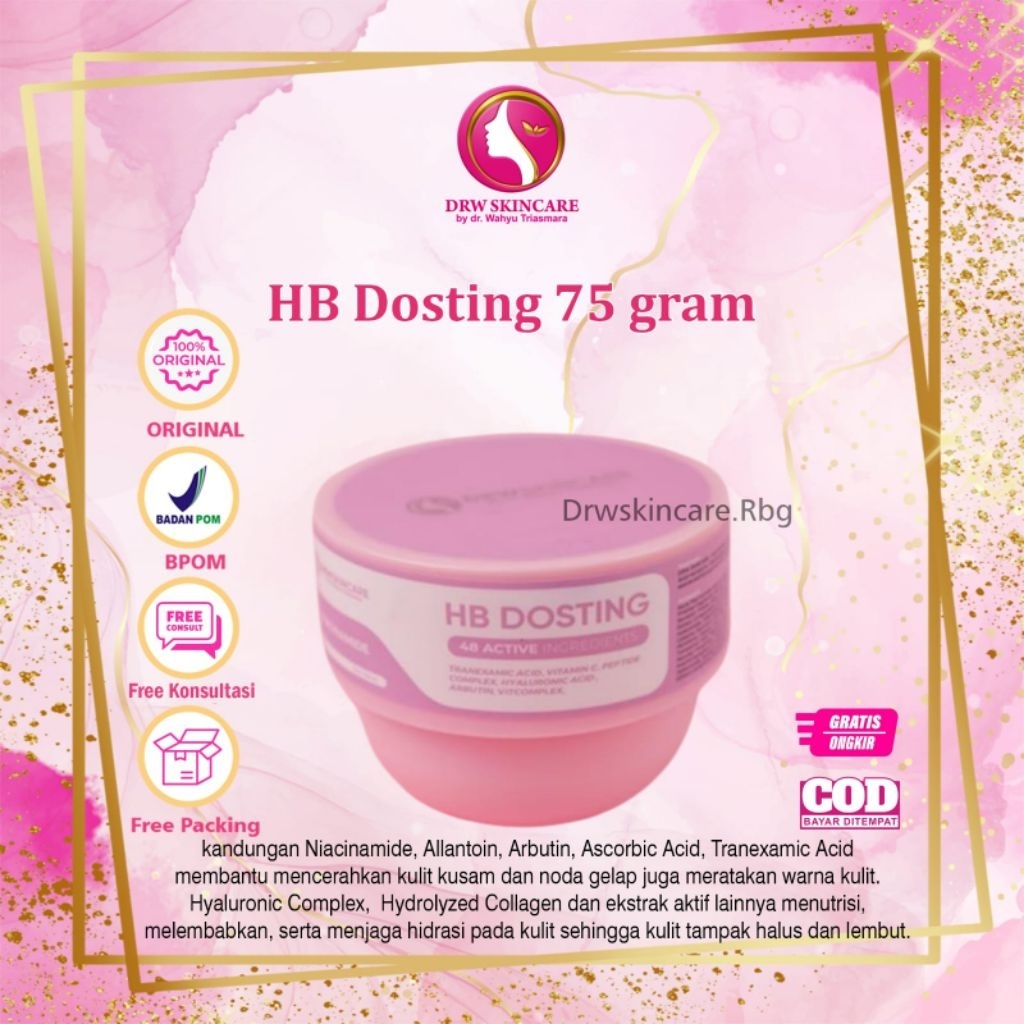 Drw Skincare HB Dosting Aman BPOM Ori Mencerahkan Lebih Cepat