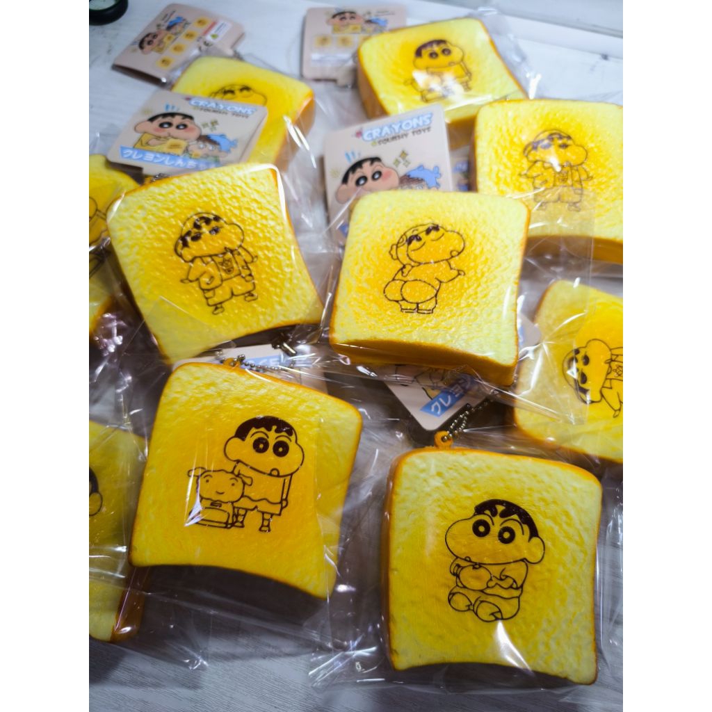 Squishy Toast Roti Sinchan  SUPER SLOW,SOFT& SCENTED