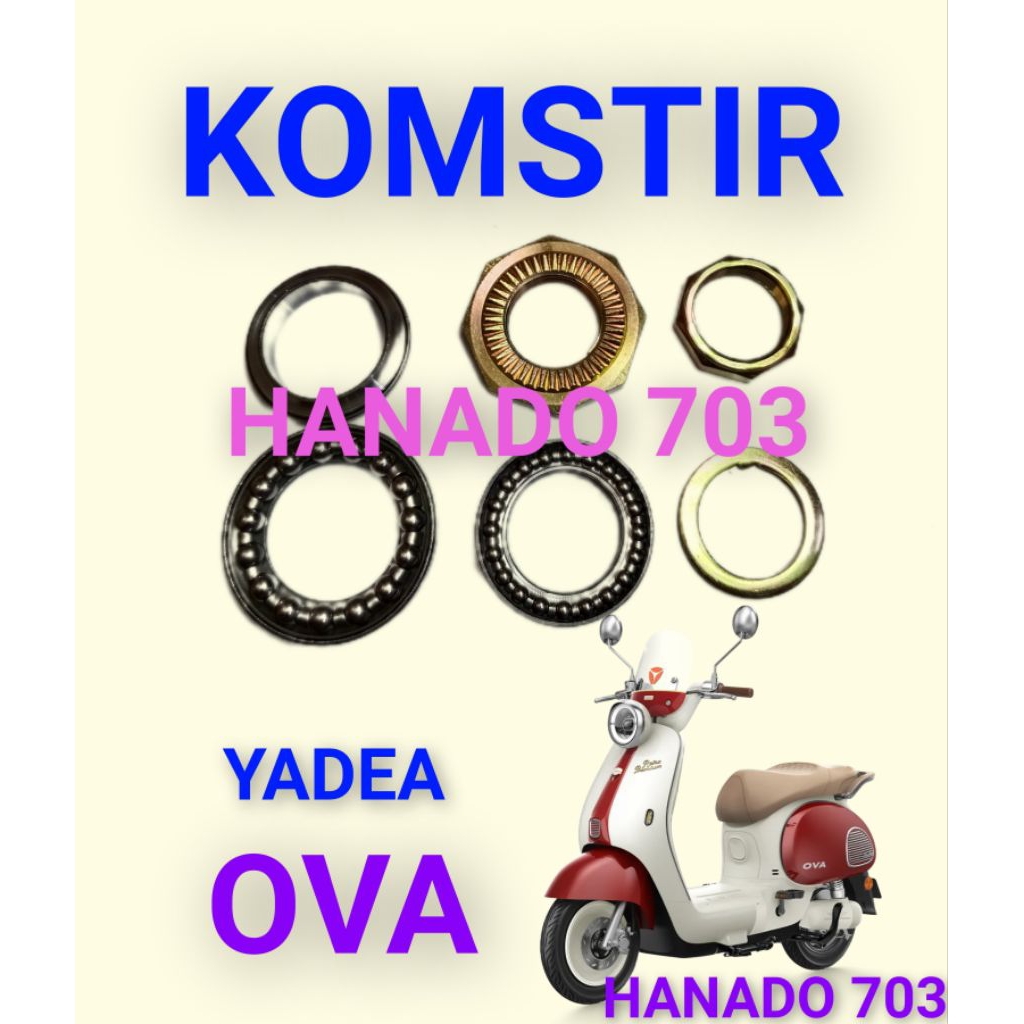 komstir sepeda listrik yadea ova kones headset komfork sepeda listrik yadea ova