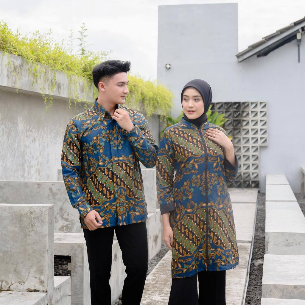 Benang Raja Batik Couple Katun Sekar Parang