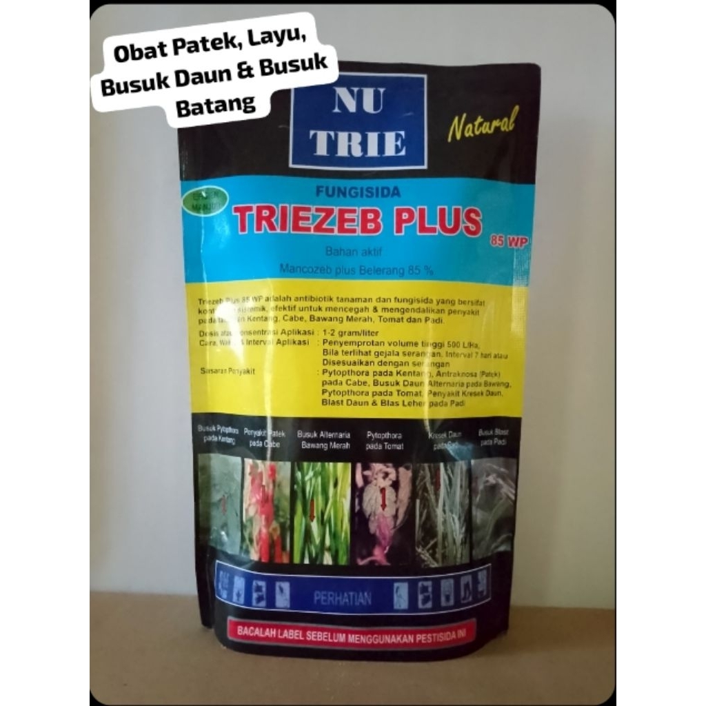 TRIEZEB PLUS  Fungisida Obat Patek Cabai/Cabe, Layu, Busuk batang, Busuk Daun