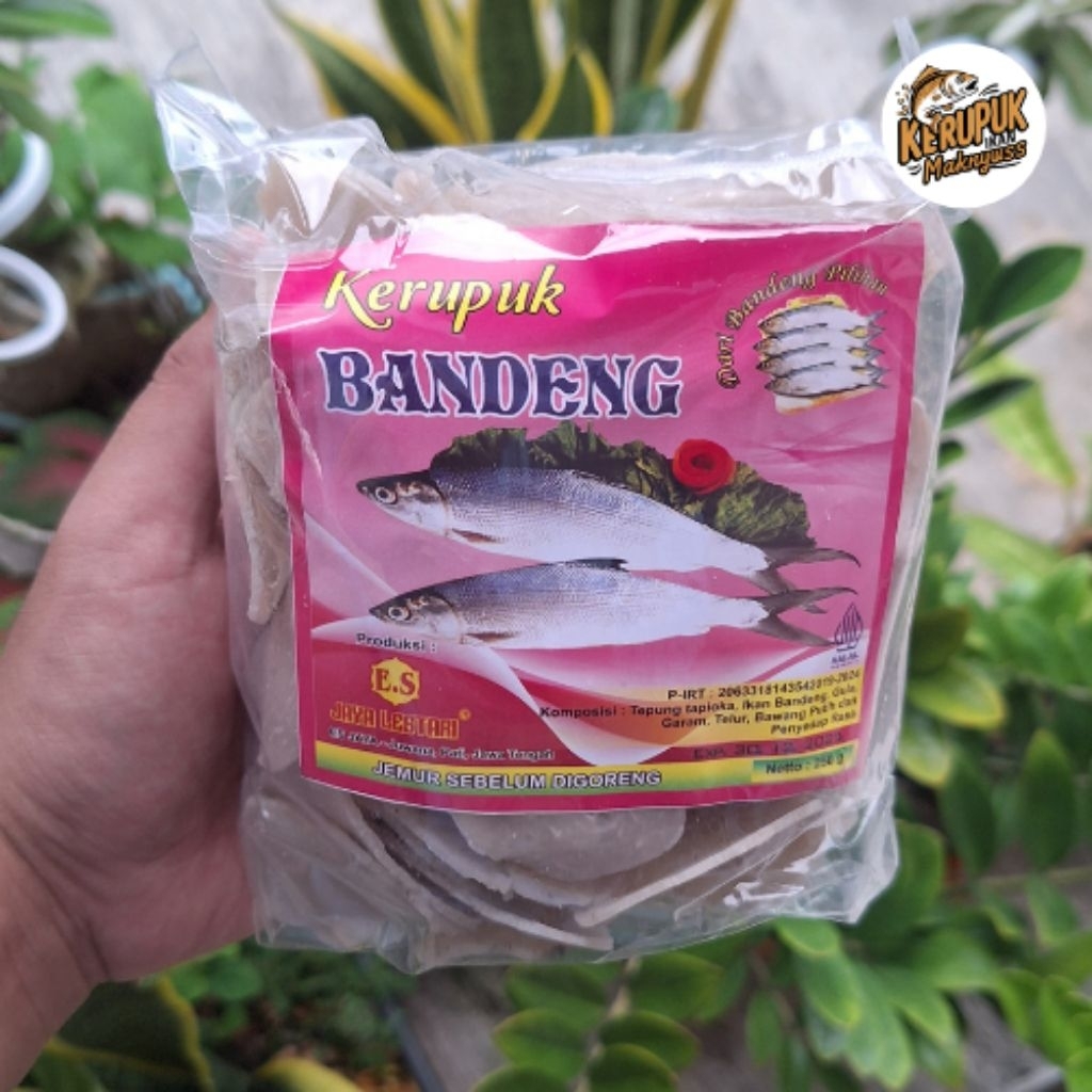 Kerupuk/Krupuk Bandeng Mentah 250gram Original Gurih dan Renyah Khas Juwana