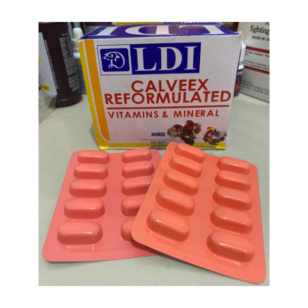 Ldi Calveex vitamin kalsium kuat ayam laga