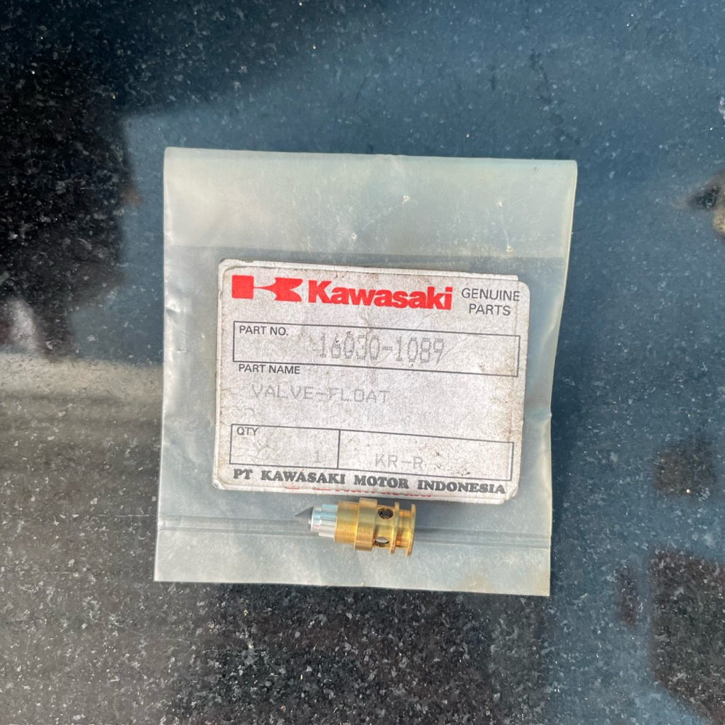 jarum pelampung assy valve set float Kawasaki ninja rr original Nos 16030-1089
