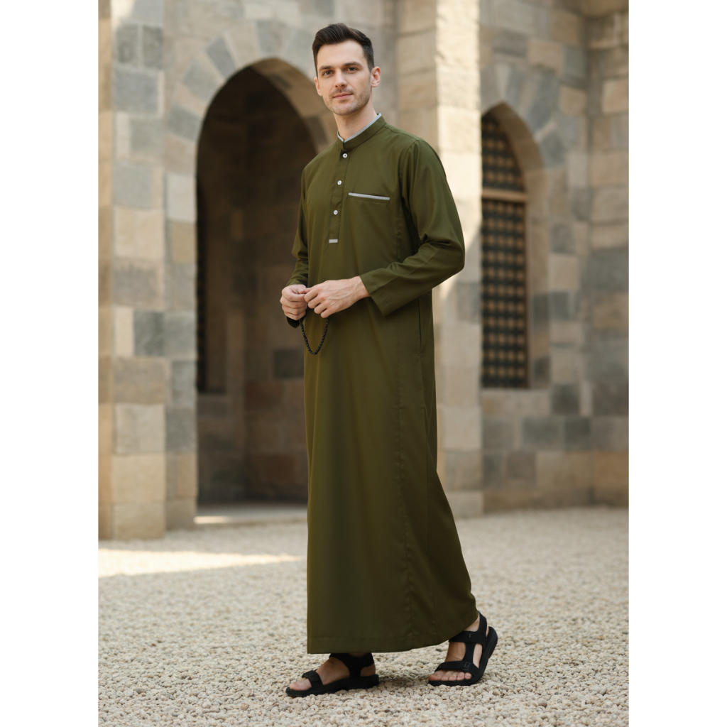 Jubah Pria Muslim Gamis Pria AL BAARI (JD-091)