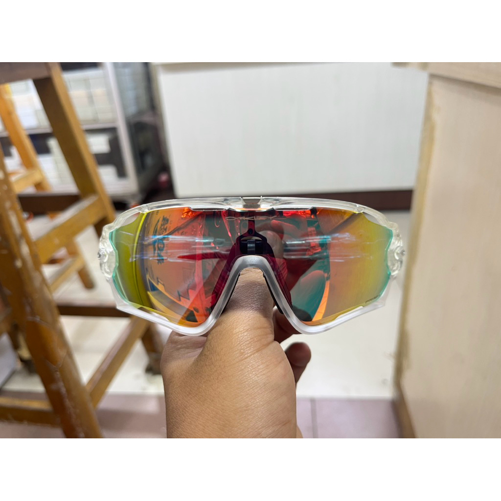 KACAMATA OAKLEY JAWBREAKER BENING LENSA FIRE second ori